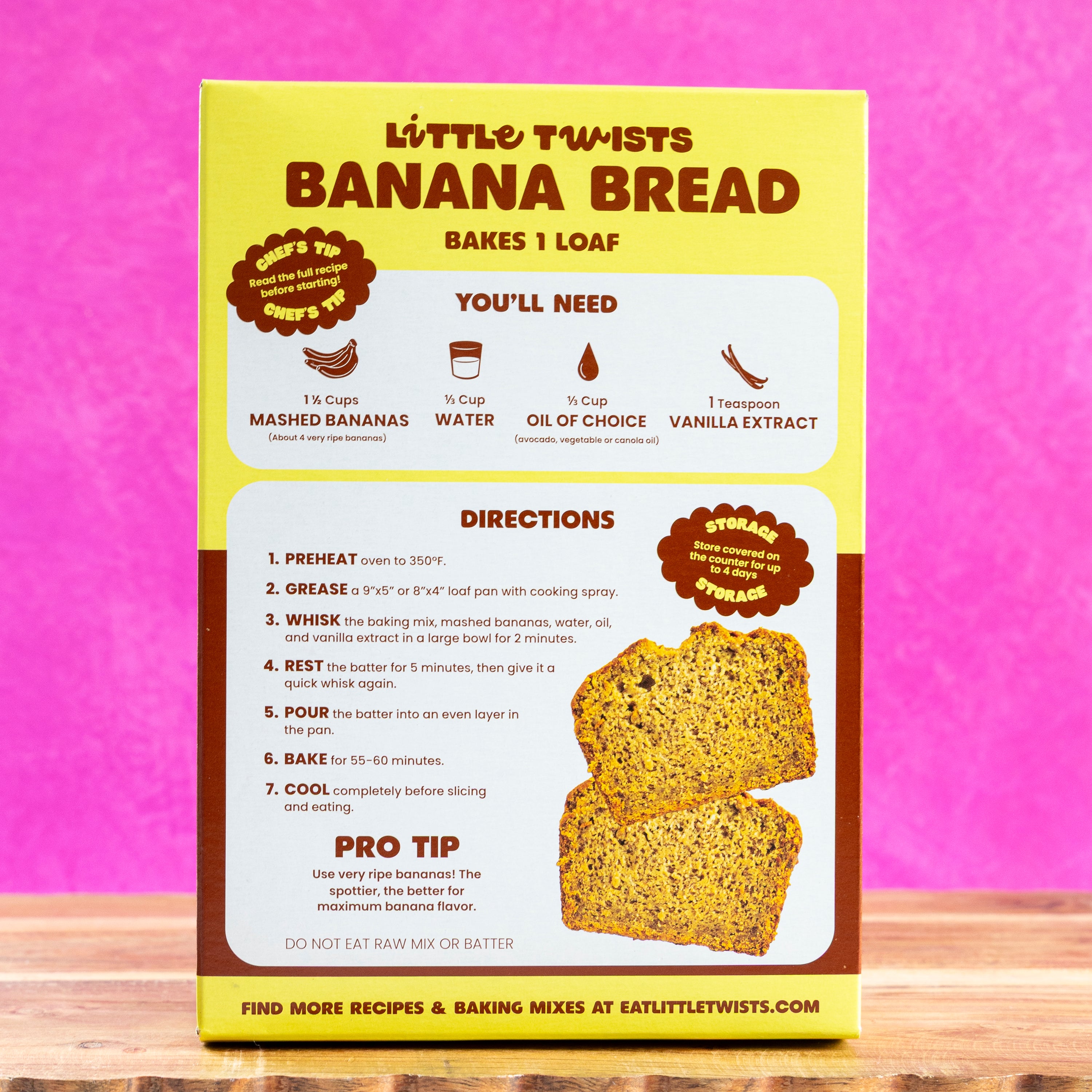 Banana Bread Baking Mix